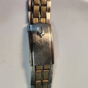 Rare two tone bulova accutron 1960s jb champion bracelet